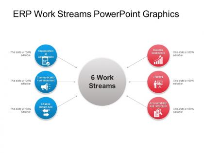 Erp work streams powerpoint graphics