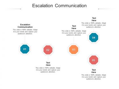 Escalation communication ppt powerpoint presentation gallery summary cpb