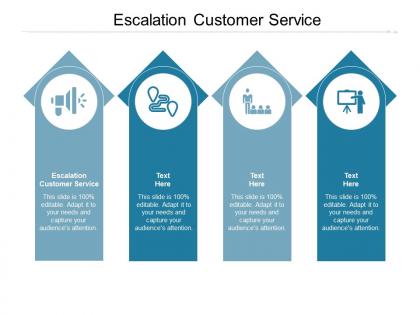 Escalation customer service ppt powerpoint presentation icon topics cpb