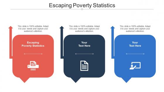 Escaping poverty statistics ppt powerpoint presentation show graphics download cpb