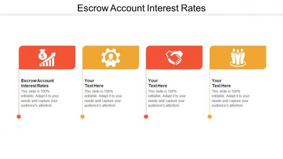 Escrow account interest rates ppt powerpoint presentation show images cpb
