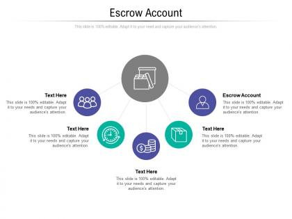 Escrow account ppt powerpoint presentation infographics pictures cpb
