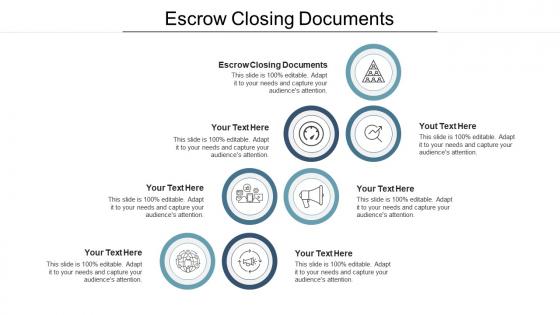 Escrow closing documents ppt powerpoint presentation infographics elements cpb
