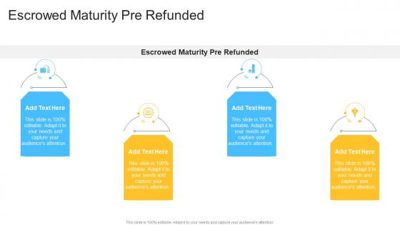 Escrowed Maturity Pre Refunded In Powerpoint And Google Slides Cpb