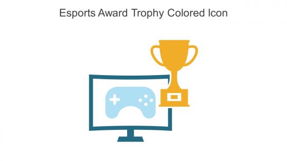 Esports Award Trophy Colored Icon In Powerpoint Pptx Png And Editable Eps Format