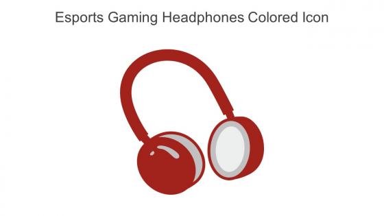 Esports Gaming Headphones Colored Icon In Powerpoint Pptx Png And Editable Eps Format