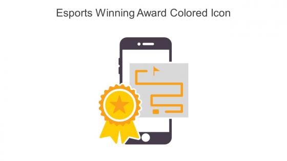 Esports Winning Award Colored Icon In Powerpoint Pptx Png And Editable Eps Format