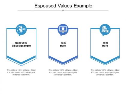 Espoused values example ppt powerpoint presentation infographic template show cpb
