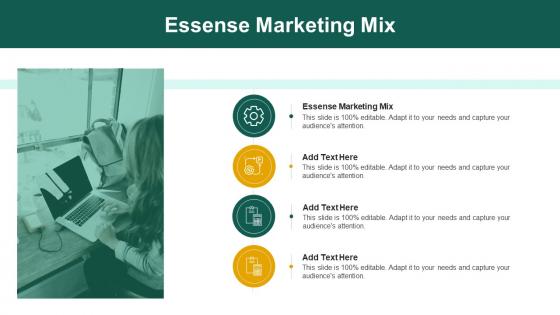 Essense Marketing Mix In Powerpoint And Google Slides Cpb