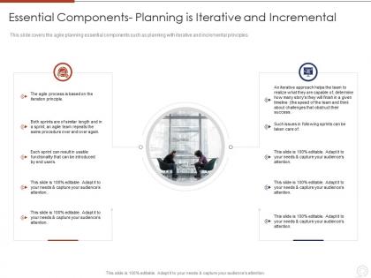 Essential components planning agile planning development methodologies and framework it
