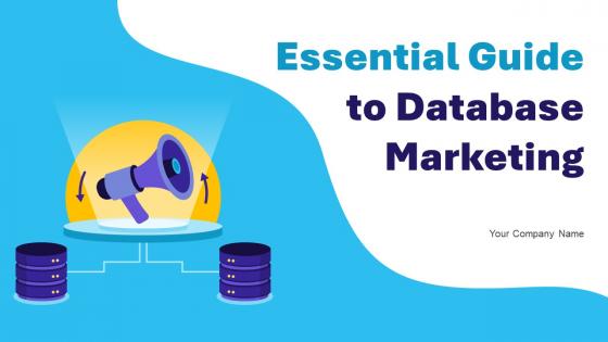 Essential Guide To Database Marketing Powerpoint Presentation Slides MKT CD V
