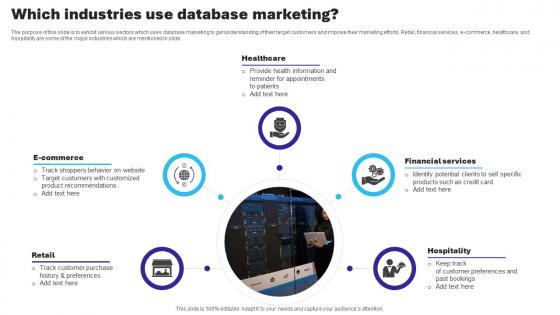 Essential Guide To Database Marketing Which Industries Use Database Marketing  MKT SS V