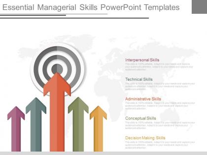 Essential managerial skills powerpoint templates