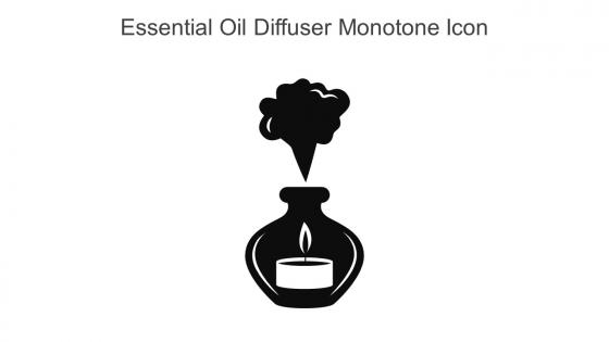 Essential Oil Diffuser Monotone Icon In Powerpoint Pptx Png And Editable Eps Format