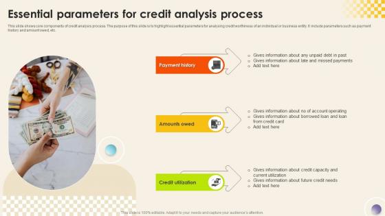 Essential Parameters For Credit Analysis Process