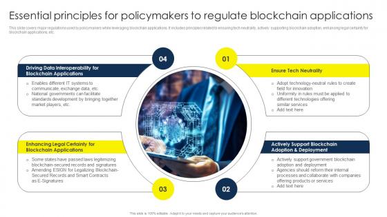 Essential Principles For Policymakers To Regulate Comprehensive Guide To Blockchain BCT SS