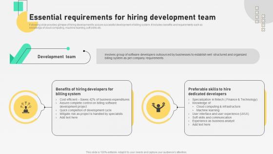 Essential Requirements For Hiring Development Automation For Customer Database