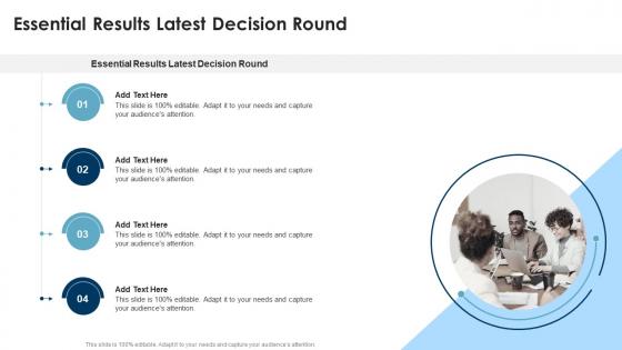 Essential Results Latest Decision Round In Powerpoint And Google Slides Cpb