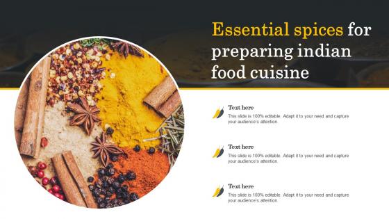 Essential Spices For Preparing Indian Food Cuisine