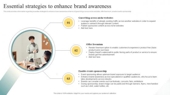 Essential Strategies To Enhance Brand Awareness Brand Personality Enhancement