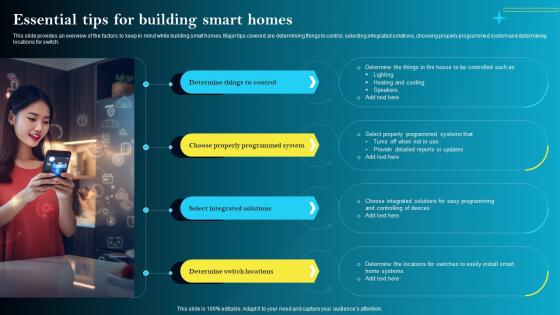 Essential Tips For Building Smart Homes Iot Smart Homes Automation IOT SS