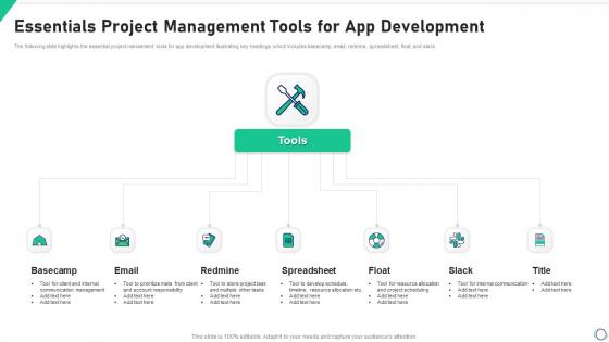 Essentials Project Management Tools For App Development