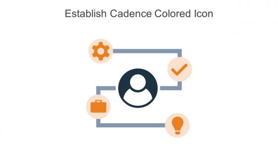 Establish Cadence Colored Icon In Powerpoint Pptx Png And Editable Eps Format