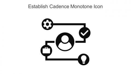 Establish Cadence Monotone Icon In Powerpoint Pptx Png And Editable Eps Format