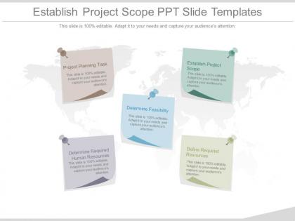 Establish project scope ppt slide templates