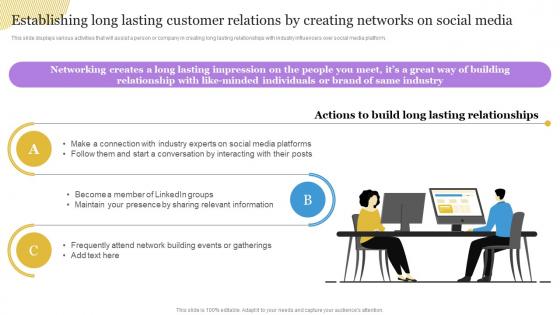 Establishing Long Lasting Customer Relations Creating Building A Personal Brand Professional Network