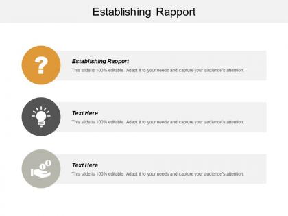 Establishing rapport ppt powerpoint presentation professional guide cpb