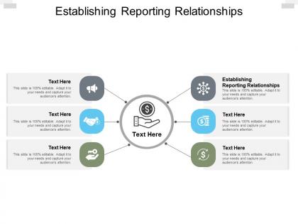 Establishing reporting relationships ppt powerpoint presentation icon cpb