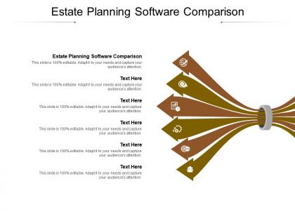 Estate planning software comparison ppt powerpoint presentation icon gallery cpb