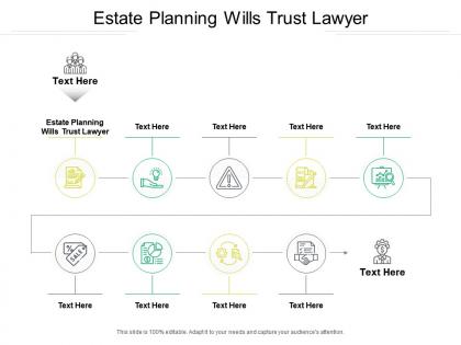Estate planning wills trust lawyer ppt powerpoint presentation layouts ideas cpb