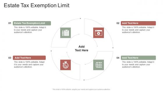 Estate Tax Exemption Limit In Powerpoint And Google Slides Cpb