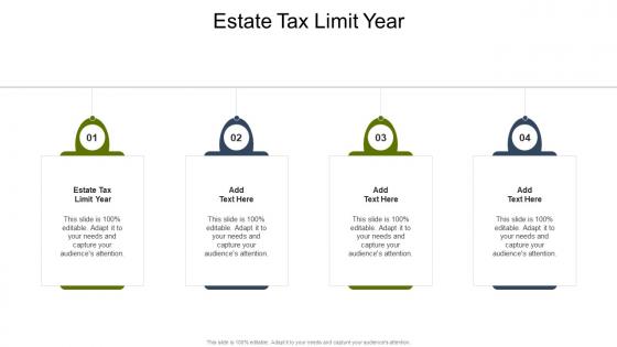 Estate Tax Limit Year In Powerpoint And Google Slides Cpb