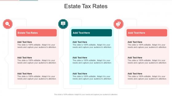 Estate Tax Rates In Powerpoint And Google Slides Cpb