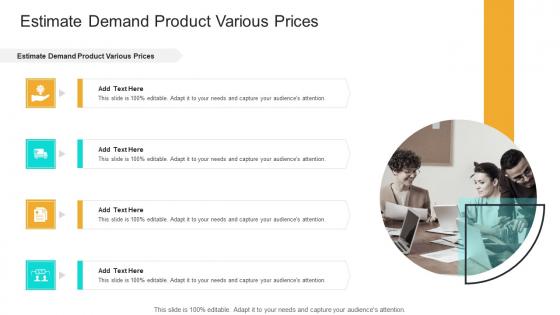 Estimate Demand Product Various Prices In Powerpoint And Google Slides Cpb