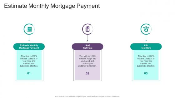 Estimate Monthly Mortgage Payment In Powerpoint And Google Slides Cpb
