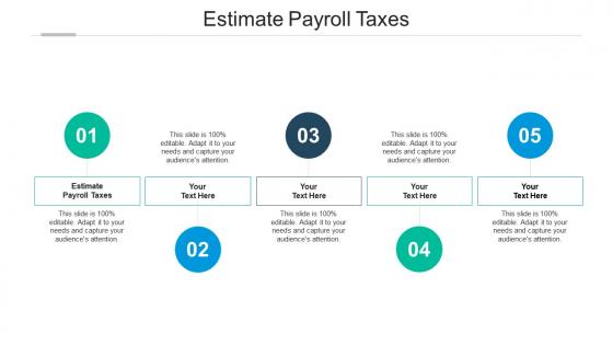 Estimate payroll taxes ppt powerpoint presentation file formats cpb