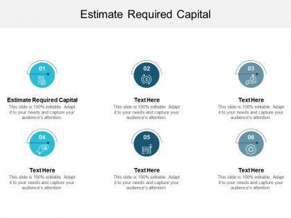 Estimate required capital ppt powerpoint presentation file graphic images cpb