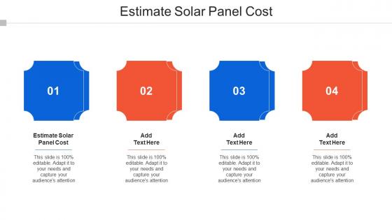 Estimate Solar Panel Cost Ppt Powerpoint Presentation Summary Graphics Design Cpb