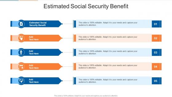 Estimated Social Security Benefit In Powerpoint And Google Slides Cpb