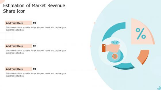 Estimation Of Market Revenue Share Icon