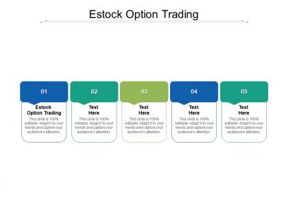 Estock option trading ppt powerpoint presentation layouts layout cpb