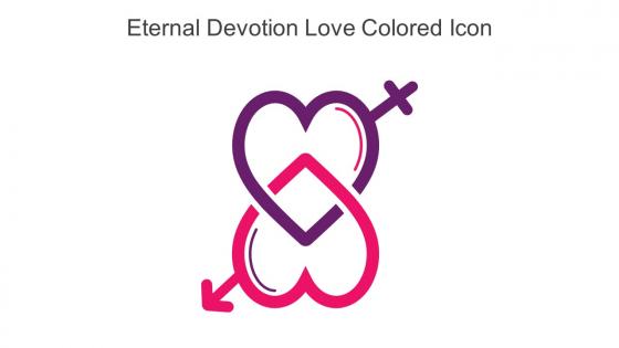 Eternal Devotion Love Colored Icon In Powerpoint Pptx Png And Editable Eps Format