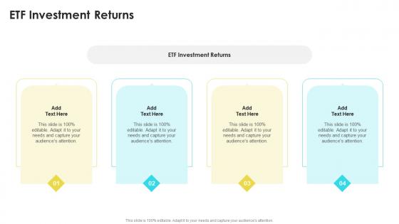 ETF Investment Returns In Powerpoint And Google Slides Cpb