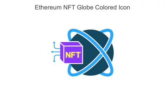 Ethereum NFT Globe Colored Icon In Powerpoint Pptx Png And Editable Eps Format