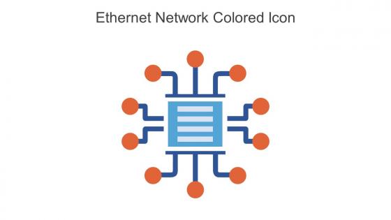 Ethernet Network Colored Icon In Powerpoint Pptx Png And Editable Eps Format