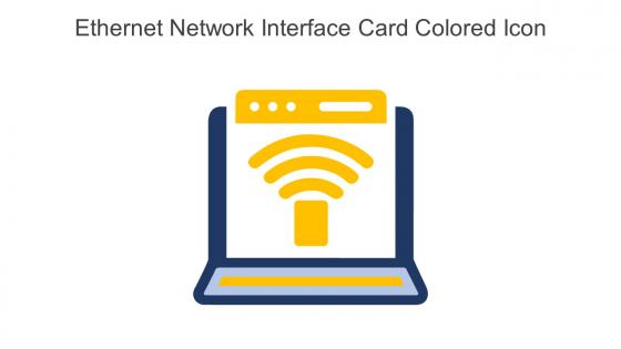 Ethernet Network Interface Card Colored Icon In Powerpoint Pptx Png And Editable Eps Format